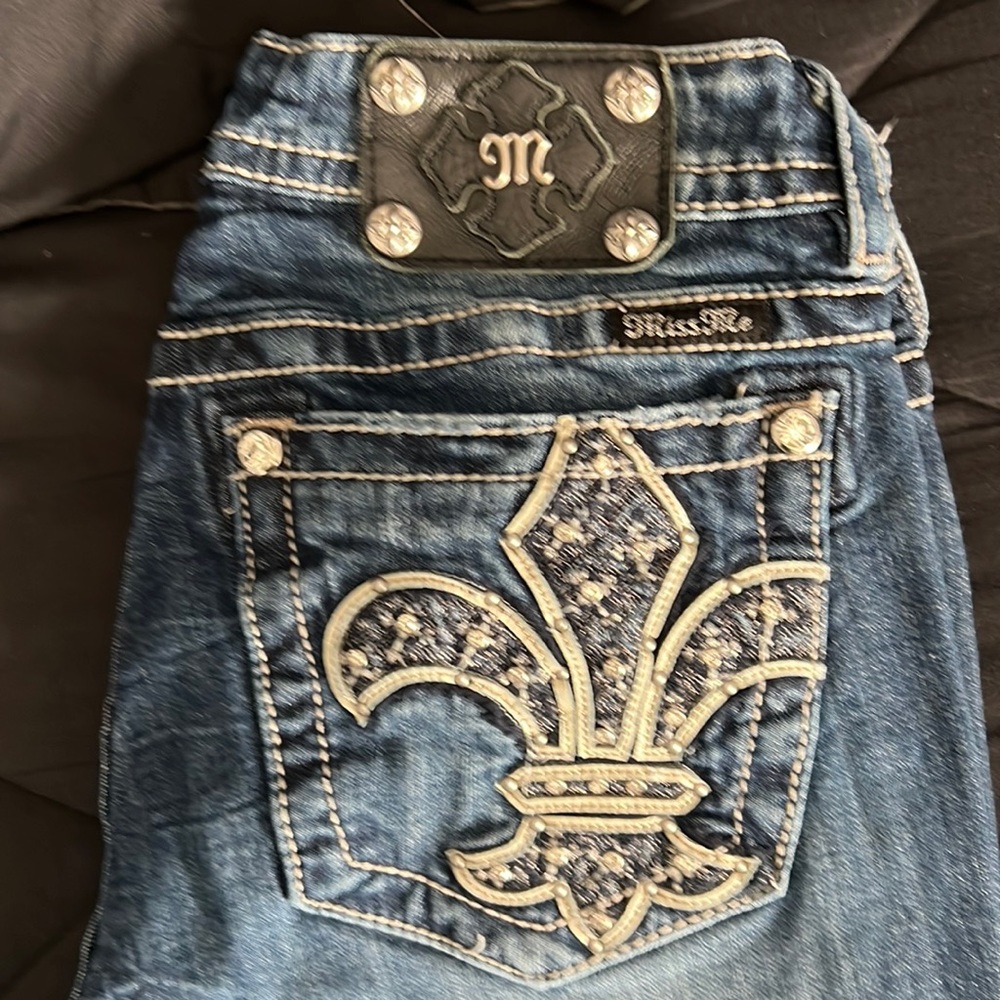 Miss Me Signature Rise Boot Cut Jeans